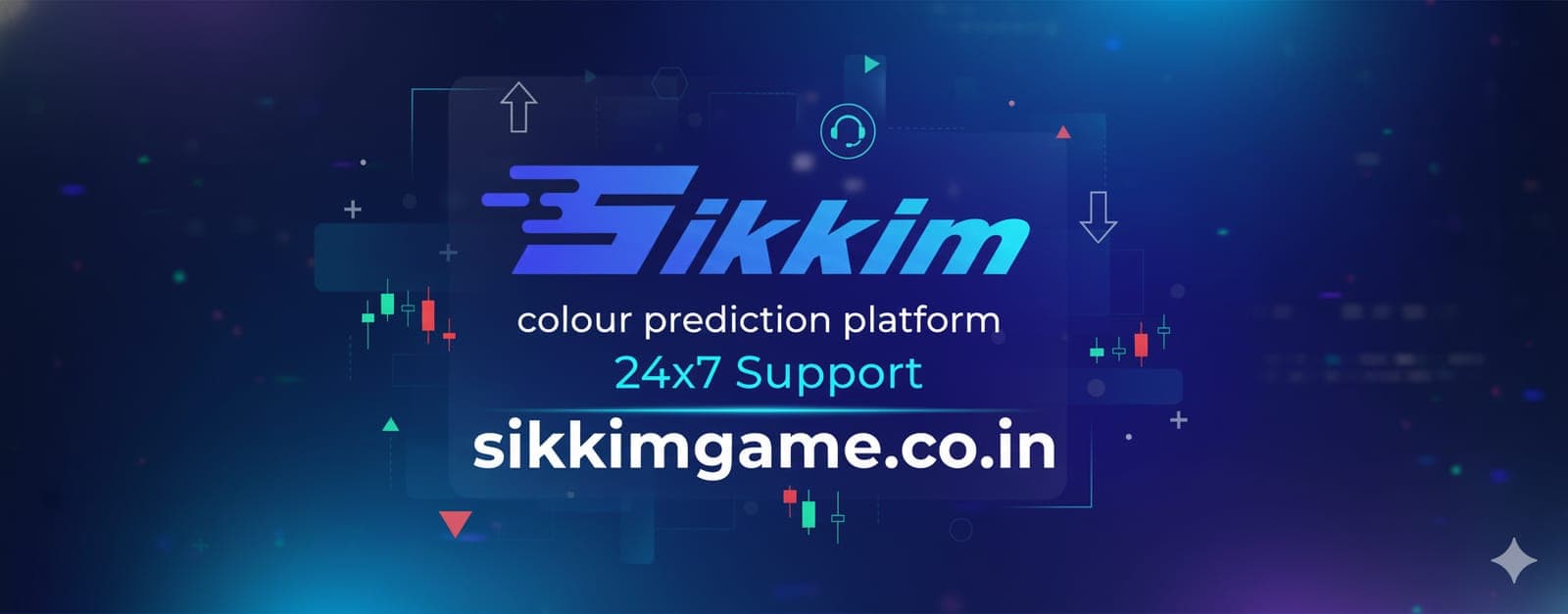Sikkim Game Colour Prediction promotional campaign banner